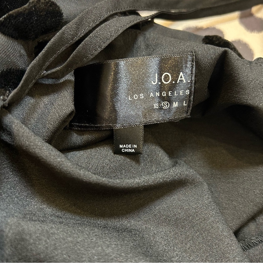 Black Velvet Circle Tank Top, Size S ~ J.O.A. LA - Picture 8 of 9